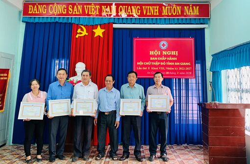 Hội Chữ thập đỏ tỉnh An Giang tập trung tổ chức nhiều hoạt động nhân đạo
