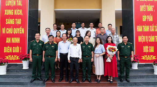 Bộ Chỉ huy Bộ đội Biên phòng tỉnh An Giang họp mặt báo chí đầu xuân, kỷ niệm Ngày truyền thống Bộ đội Biên phòng