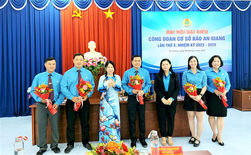 Đại hội Công đoàn cơ sở Báo An Giang thành công tốt đẹp