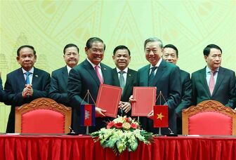 Bộ Công an Việt Nam và Bộ Nội vụ Campuchia ký Kế hoạch hợp tác năm 2023