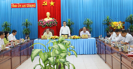 Ban Thường vụ Tỉnh ủy An Giang họp đầu tháng 3 năm 2023