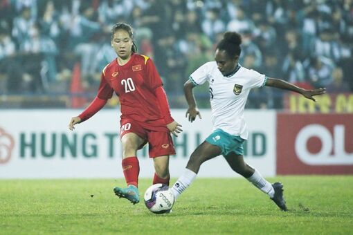 U20 nữ Việt Nam thắng 3-0 Indonesia