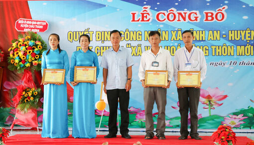 Xã Vĩnh An đạt chuẩn văn hóa nông thôn mới