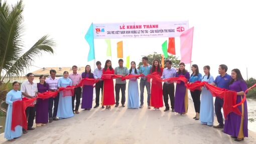 Khánh thành cầu Mẹ Việt Nam Anh hùng Lê Thị Tải – Nguyễn Thị Mẵng