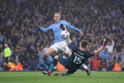 Haaland lập hattrick, Man City vào bán kết Cúp FA