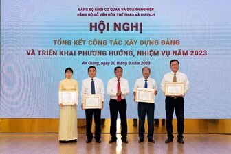 Đảng ủy Sở Văn hóa, Thể thao và Du lịch tỉnh An Giang triển khai nhiệm vụ công tác Đảng năm 2023