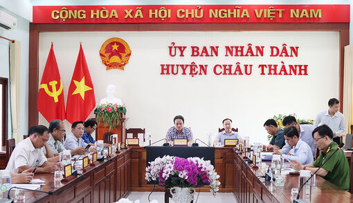 Tập huấn kiến thức vận hành Trung tâm Điều hành thông minh (IOC) huyện Châu Thành