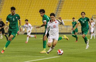 Chơi thiếu người, U23 Việt Nam thua đậm Iraq trận ra mắt HLV Troussier