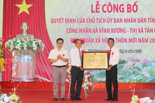 Vĩnh Xương đạt chuẩn “Xã nông thôn mới”