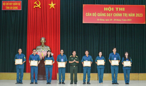 Hội thi cán bộ giảng dạy chính trị