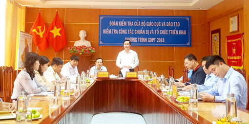 Bộ Giáo dục và Đào tạo kiểm tra việc triển khai Chương trình giáo dục phổ thông 2018 tại An Giang