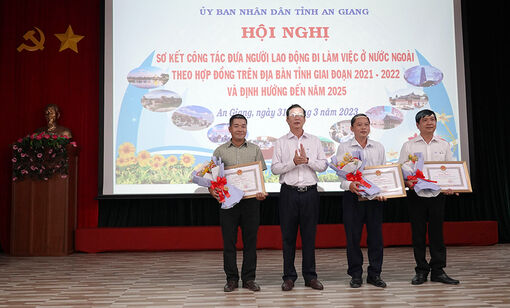 Giai đoạn 2021-2022, An Giang có 594 lao động đi làm việc ở nước ngoài theo hợp đồng