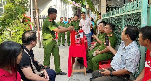 Thành phố Long Xuyên ra mắt mô hình “Điểm chữa cháy công cộng”