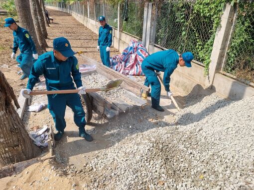 Cần Thơ: 215 cán bộ, chiến sĩ tham gia Tết Quân Dân mừng Chôl Chnăm Thmây năm 2023