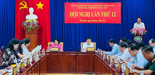 Thoại Sơn tập trung thực hiện tốt nhiệm vụ trọng tâm trong tháng 4 và quý II/2023