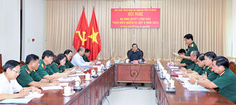 Đảng bộ Quân sự tỉnh An Giang quyết tâm thực hiện thắng lợi nhiệm vụ chính trị năm 2023