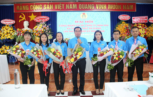 Đại hội Công đoàn cơ sở Công ty TNHH MTV Xổ số Kiến thiết An Giang (nhiệm kỳ 2023-2028)