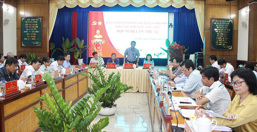 Hội nghị Ban Chấp hành Đảng bộ huyện Chợ Mới đề ra phương hướng, nhiệm vụ chính trị quý II/2023