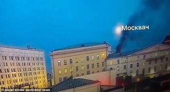 Truyền thông Nga: Cháy tại tòa nhà Bộ Quốc phòng ở Moscow