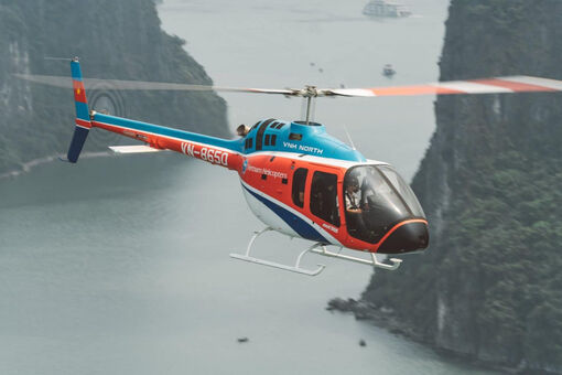 Khẩn trương tìm kiếm cứu nạn vụ máy bay Bell 505 gặp nạn trên Vịnh Hạ Long