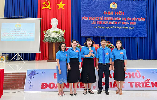 Đại hội Công đoàn cơ sở Trường Chính trị Tôn Đức Thắng lần thứ XXIV (nhiệm kỳ 2023-2028)
