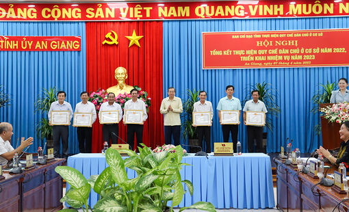 Tiếp tục thực hiện Quy chế dân chủ ở cơ sở và dân vận trong các cơ quan nhà nước