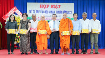 Châu Thành họp mặt Tết cổ truyền Chol Chnam Thmay năm 2023