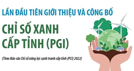 Lần đầu tiên giới thiệu và công bố Chỉ số Xanh (PGI) cấp tỉnh