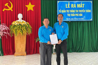 Thị trấn Phú Hoà thành lập Tổ Quản trị thông tin truyền thông