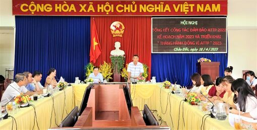 UBND TP. Châu Đốc triển khai “Tháng hành động vì an toàn thực phẩm” năm 2023