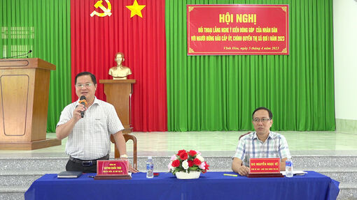 Đối thoại, giải quyết kiến nghị người dân để ổn định, phát triển kinh tế