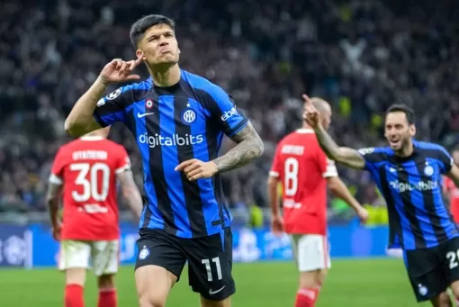 Hòa 3-3 với Benfica, Inter Milan giành vé vào bán kết Champions League