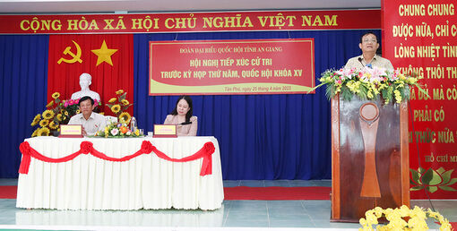 Cử tri An Giang gửi gắm nhiều kiến nghị đến Trung ương