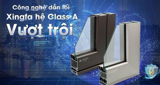 Cửa nhôm Xingfa nhập khẩu chính hãng công nghệ Anodize PVDF tiên tiến