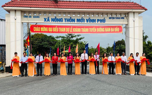 Khánh thành tuyến đường Nam Ba Dầu và cầu Thoại Hà 2