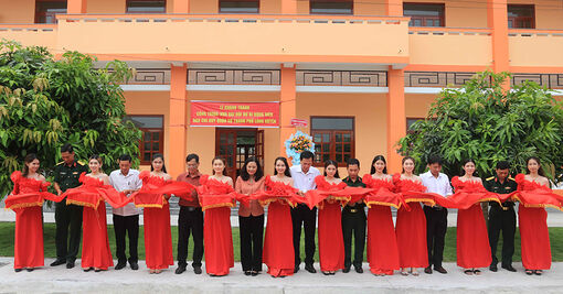 Khánh thành nhà đại đội dự bị động viên Ban Chỉ huy Quân sự TP. Long Xuyên