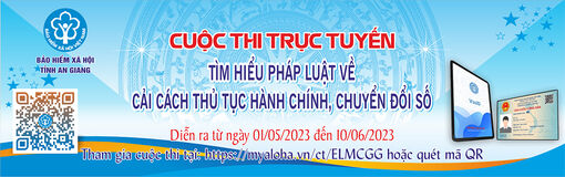 Thi trực tuyến “Tìm hiểu pháp luật về cải cách thủ tục hành chính, chuyển đổi số”