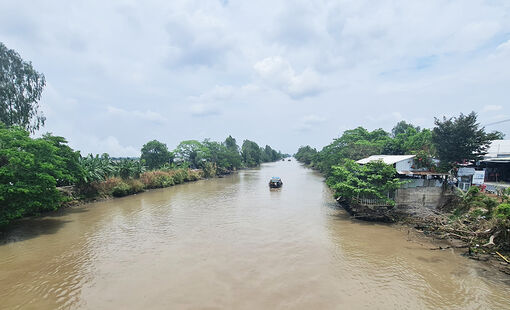 Mực nước tháng 5 thấp hơn cùng kỳ