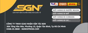 Dịch vụ chuyển Yến Sào đi Mỹ của SGN Express