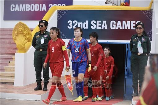 SEA Games 32: Bóng đá nữ Việt Nam nỗ lực tối đa cho trận cuối vòng bảng