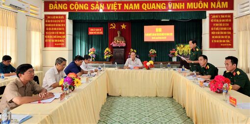 Đảng ủy Quân sự TP. Châu Đốc triển khai nhiệm vụ quân sự, quốc phòng tháng 5/2023