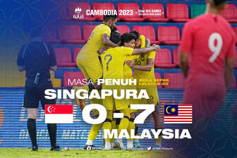U22 Malaysia chia tay SEA Games bằng chiến thắng 7-0