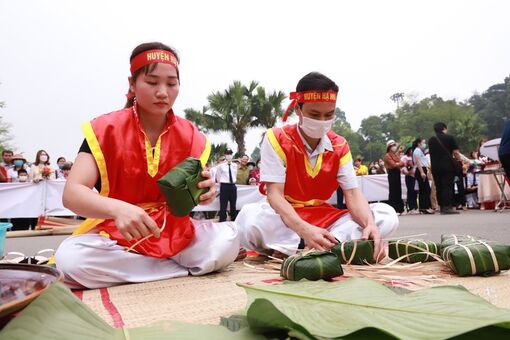 Nghề làm bánh chưng, bánh dày ở Phú Thọ là Di sản văn hóa phi vật thể quốc gia