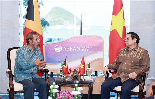 Thủ tướng Phạm Minh Chính gặp Thủ tướng Timor Leste Taur Matan
