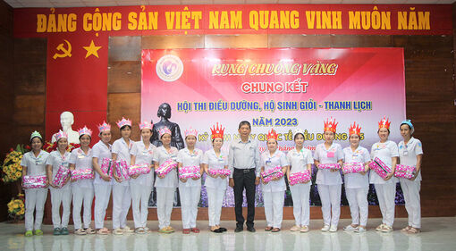 Bệnh viện Sản- Nhi An Giang thi điều dưỡng, hộ sinh giỏi- thanh lịch và kỷ niệm Ngày Quốc tế Điều dưỡng 12/5