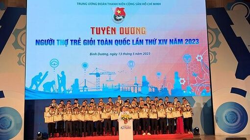 Tuyên dương 54 gương 'Người thợ trẻ giỏi' toàn quốc năm 2023