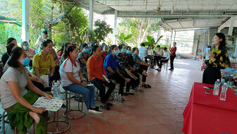 Hội Liên hiệp Phụ nữ tỉnh An Giang truyền thông cuộc vận động “Xây dựng gia đình 5 không, 3 sạch” tại huyện Thoại Sơn