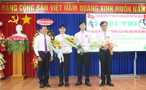Công ty TNHH MTV Xổ số Kiến thiết An Giang tổ chức Hội thi kể chuyện về tấm gương, đạo đức Bác Hồ và Bác Tôn