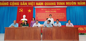 Huyện ủy Thoại Sơn sơ kết 2 năm đẩy mạnh học tập và làm theo tư tưởng, đạo đức, phong cách Hồ Chí Minh
