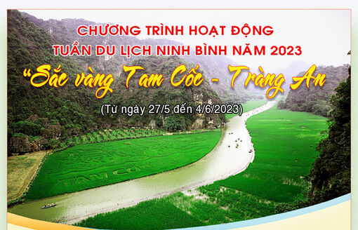 Chương trình hoạt động Tuần Du lịch Ninh Bình năm 2023